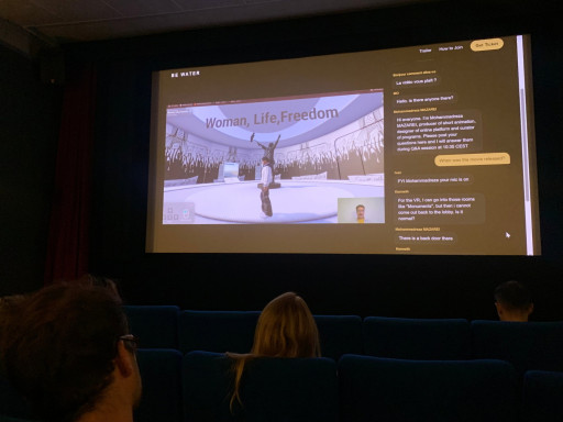 Expérimentation du projet BE WATER au Abaton Kino © Futura Cinema
