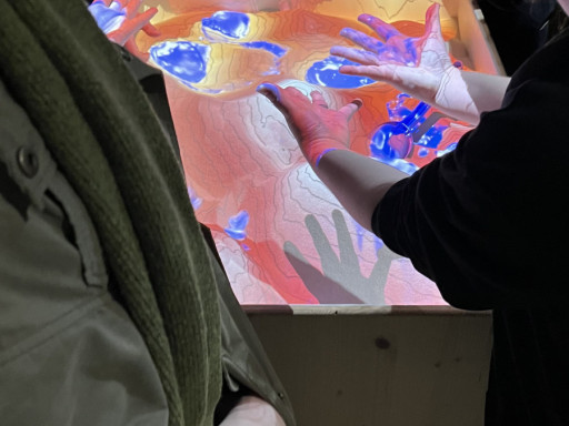 Déambulation autour des dispositifs d'Erasme ©Inès Martin