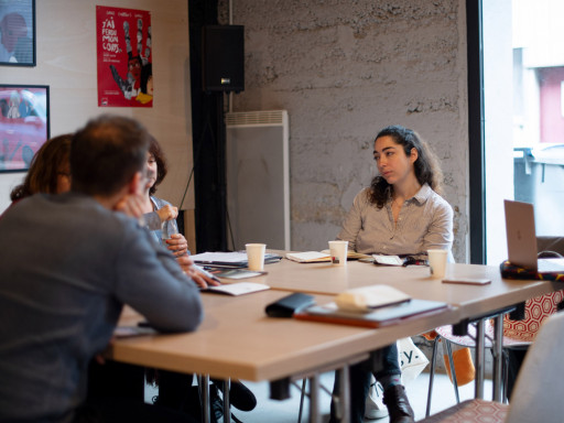 Travail en équipe ©Louise Mollier-Sabet